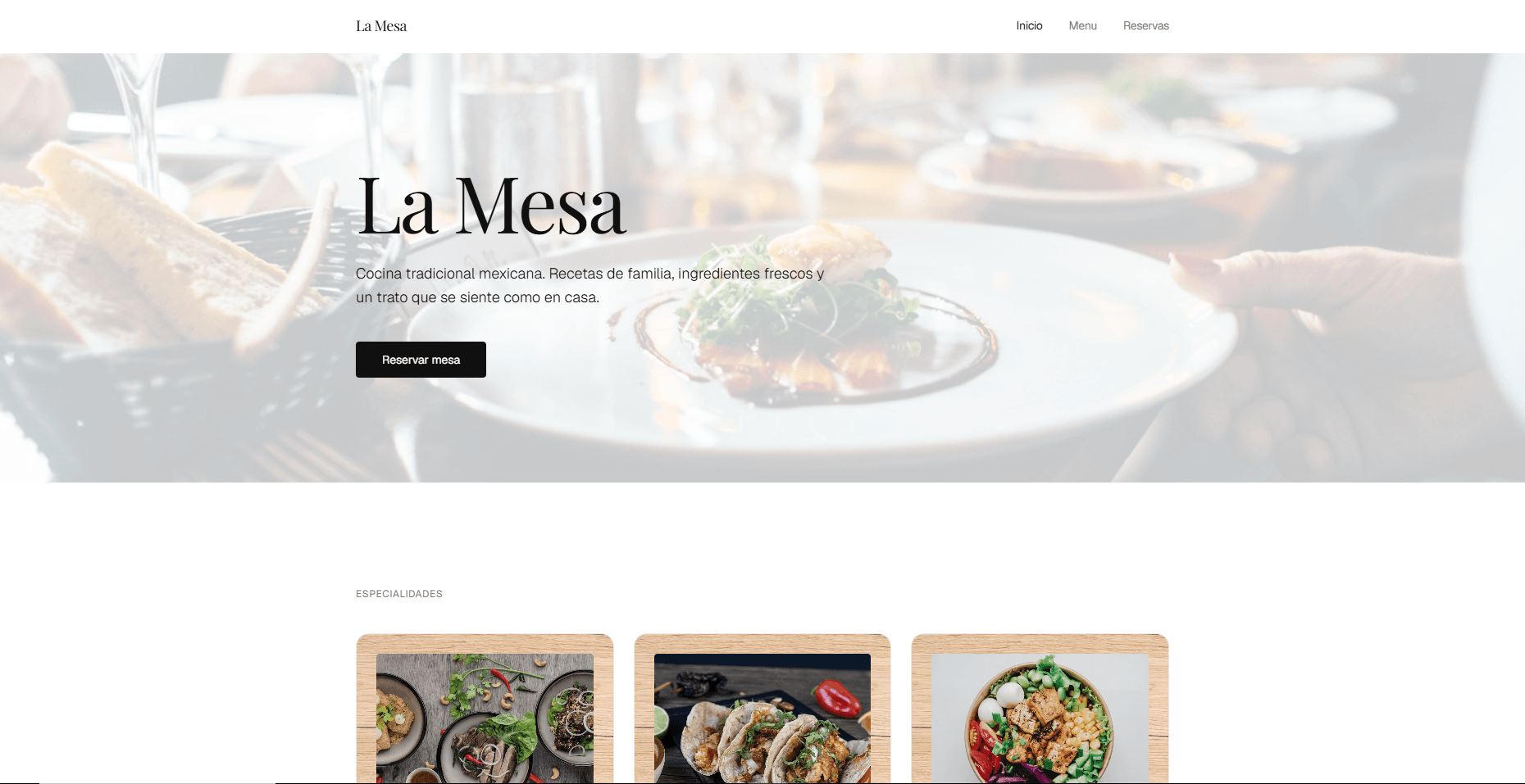Restaurante La Mesa
